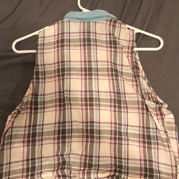 Plaid jean shirt - Picture 4 of 5